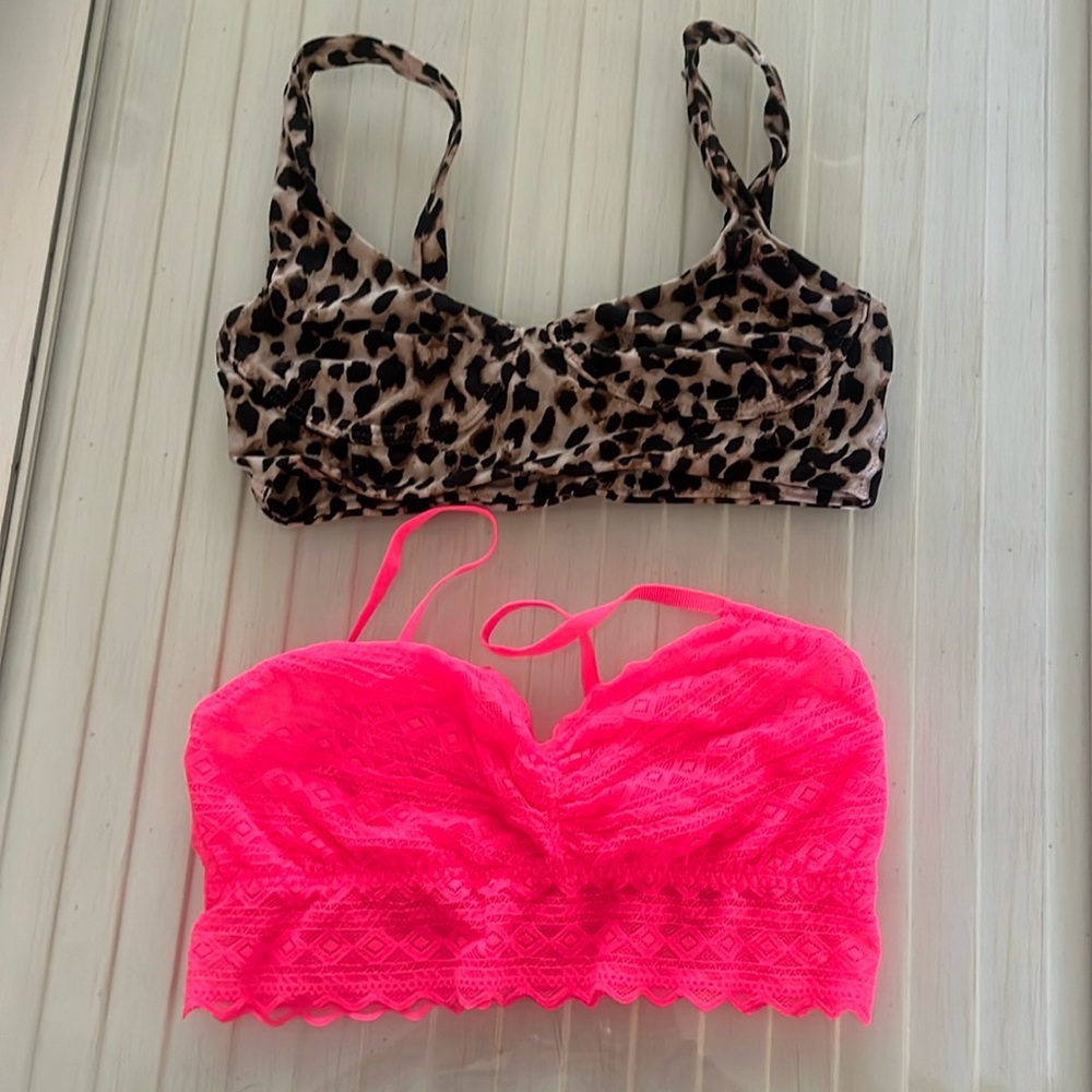 2 Victoria’s Secret Bras. Size Large. Both for $15